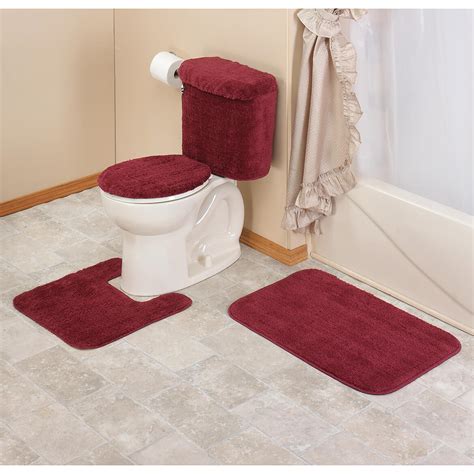 bathroom rug set 5 piece